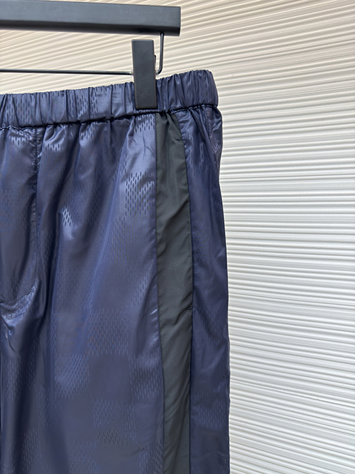 ルイヴィトン ダークチェッカーボードのトラックパンツ