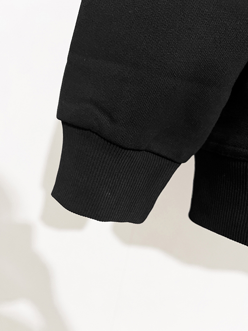 プラダ PRADA クラシックなバック刺繍のサンディングフリースジャケット