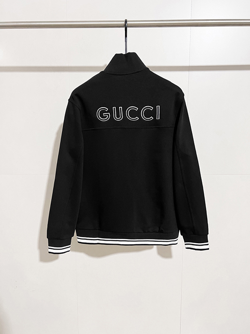 グッチスーパーコピー GUCCI クラシックな刺繍入りフリース厚手ジャケット