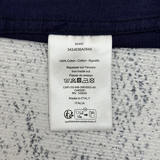 ディオール Dior コラボレーション刺繍長袖シャツ