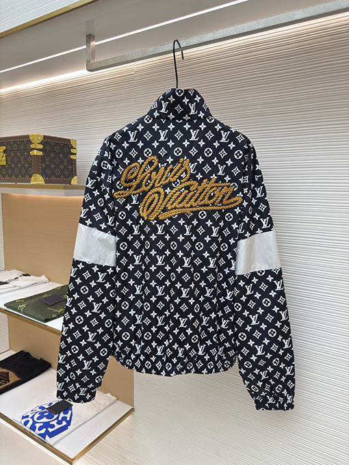 ルイヴィトンコピー プリントのテクニカルスポーツジャケット
