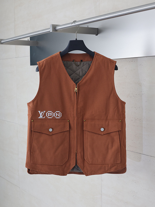 ルイヴィトン Nigo コラボレーションポケットポートレートプリントワークベスト