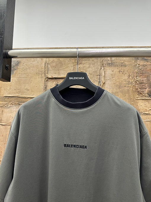 バレンシアガコピー おしゃれな二重リバーシブル半袖Tシャツ