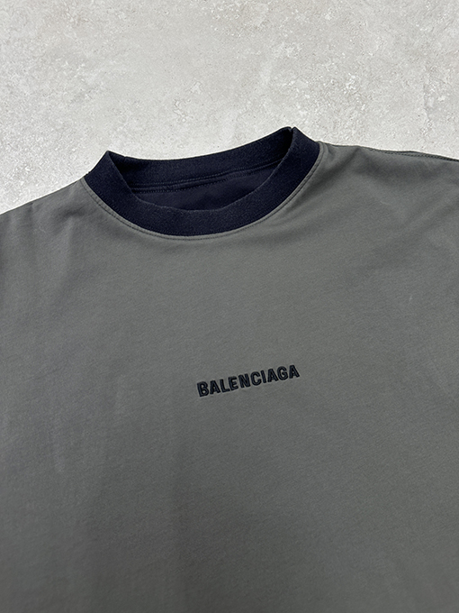 バレンシアガコピー おしゃれな二重リバーシブル半袖Tシャツ