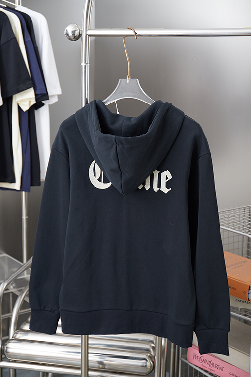 セリーヌ 新コレクション クラシックな刺繍Cロゴジッパーパーカー