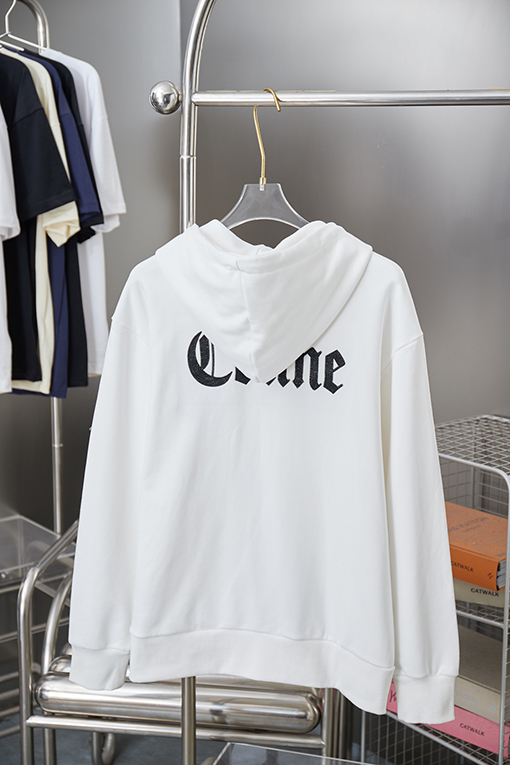 セリーヌ 新コレクション クラシックな刺繍Cロゴジッパーパーカー