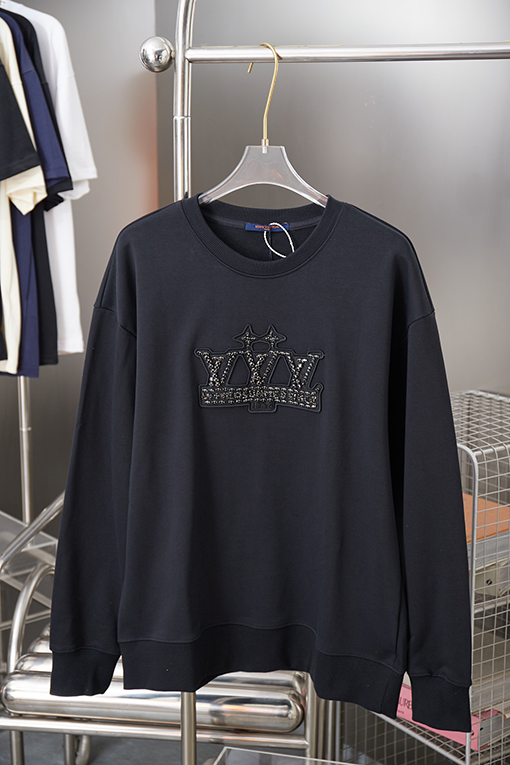 ルイヴィトン Nigo オブシディアン クロー ダイヤモンド パール クルーネックスパーカー
