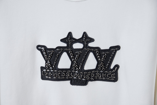 ルイヴィトン Nigo オブシディアン クロー ダイヤモンド パール クルーネックスパーカー