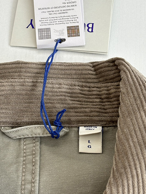 バーバリースーパーコピー 鳥の刺繍が入ったデニムワークジャケット