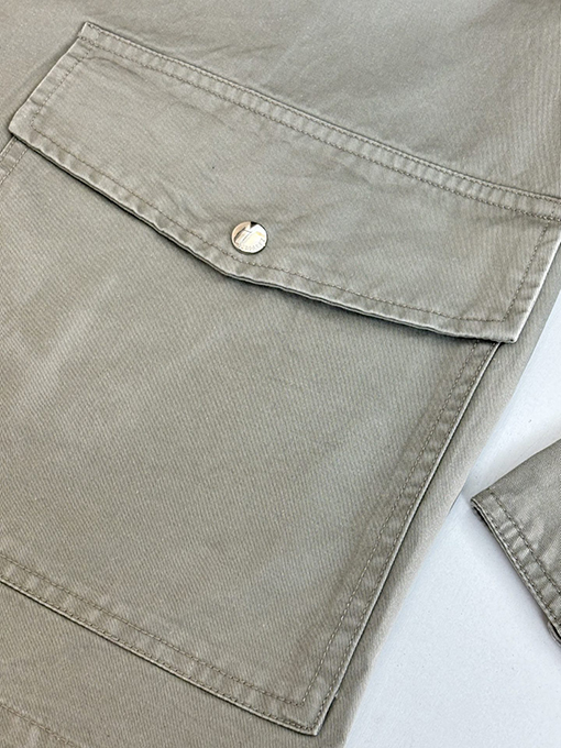 バーバリースーパーコピー 鳥の刺繍が入ったデニムワークジャケット