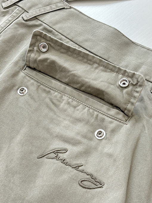 バーバリー 新しいモデル文字刺繍マルチポケットオーバーオール