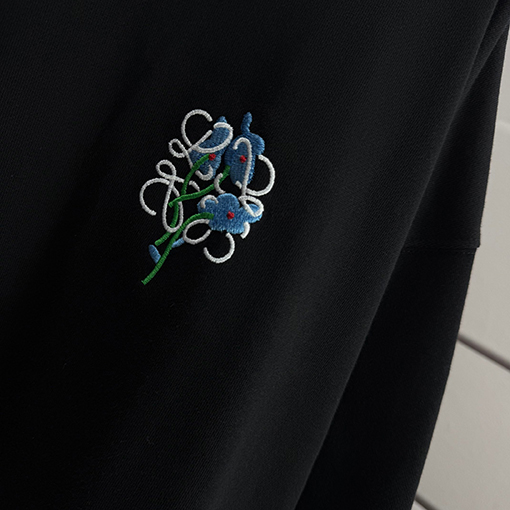 ロエベ クラシックなレタートーテム刺繍スパーカー