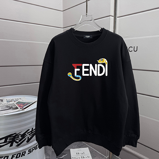 フェンディ FENDI 新しいラウンドネックのスパーカー