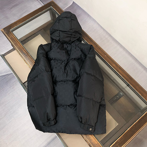 ルイヴィトン LV 新しいモデルフルプリントフード付きダウンジャケット