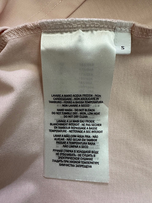 アクネストゥディオズ マイクロロゴレトロバタフライプリントパッチ半袖Tシャツ