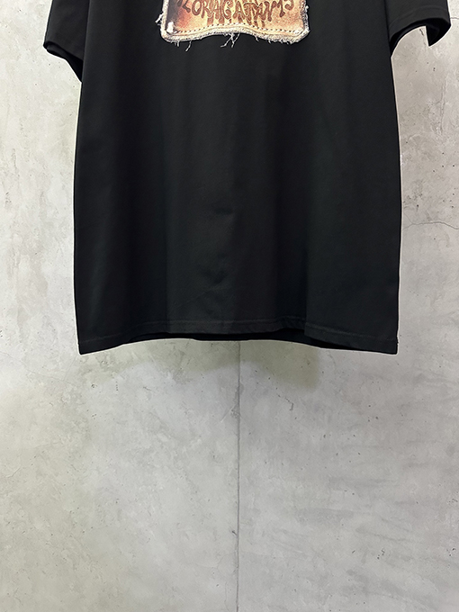 アクネストゥディオズ マイクロロゴレトロバタフライプリントパッチ半袖Tシャツ