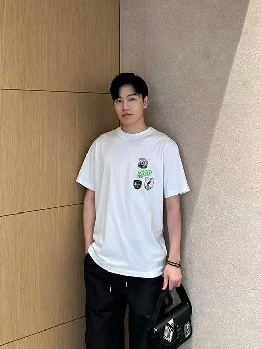 ディオール Dior スキーコレクション刺繍半袖Tシャツ