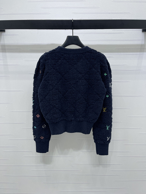 ルイヴィトンスーパーコピー 新しい刺繍ニットプルオーバーセーター