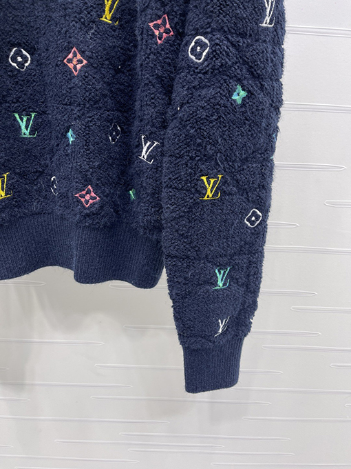 ルイヴィトンスーパーコピー 新しい刺繍ニットプルオーバーセーター