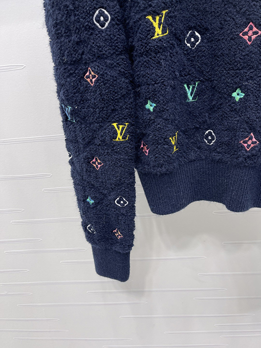 ルイヴィトンスーパーコピー 新しい刺繍ニットプルオーバーセーター