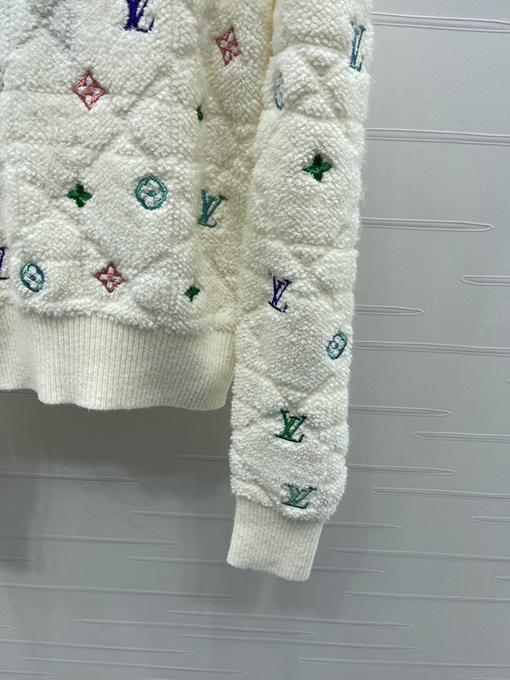 ルイヴィトンスーパーコピー 新しい刺繍ニットプルオーバーセーター