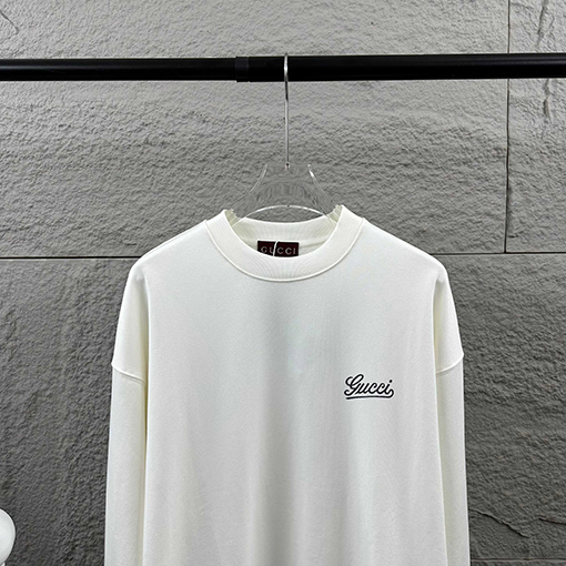 グッチ 新しいダブルG文字刺繍ラウンドネックスパーカー