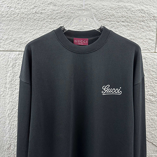 グッチ 新しいダブルG文字刺繍ラウンドネックスパーカー