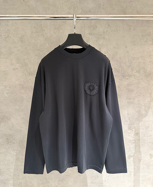 クロムハーツコピー 新しい刺繍入りヘビーウェイト長袖スパーカー