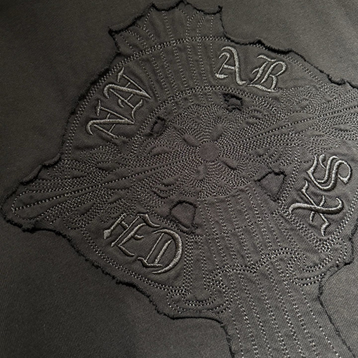 クロムハーツコピー 新しい刺繍入りヘビーウェイト長袖スパーカー