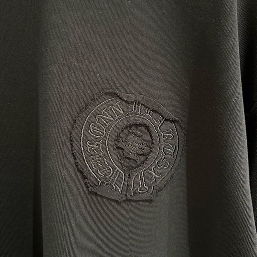 クロムハーツコピー 新しい刺繍入りヘビーウェイト長袖スパーカー