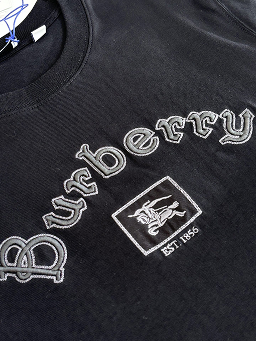バーバリー BURBERRY 新しいニットラウンドネックコットン長袖シャツ