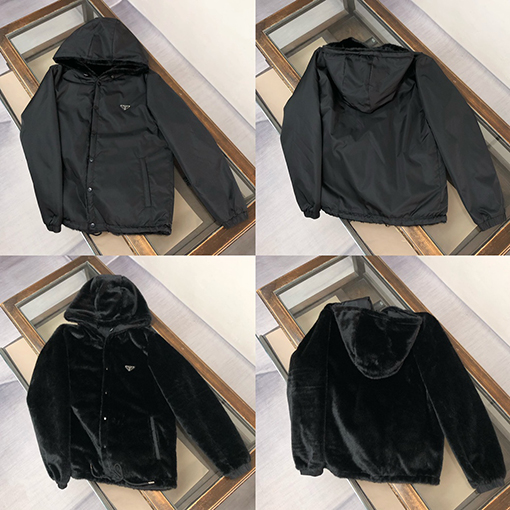 プラダコピー 新しいクラシックなリバーシブルジャケット