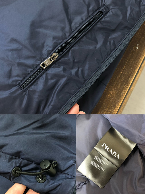 プラダ 新しい軽量ダウンジャケット