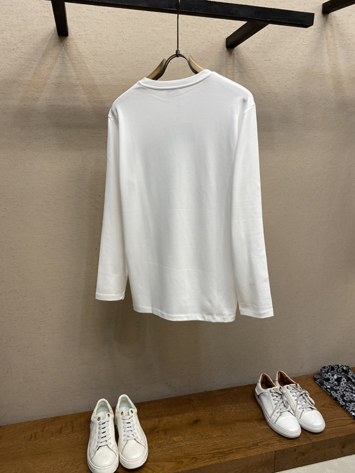 ロエベ Loewe 新ロゴ刺繍入り長袖シャツ