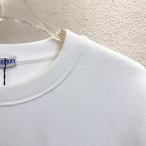 バーバリー BURBERRY 新しい刺繍ポケットチェックステッチラウンドネックスパーカー