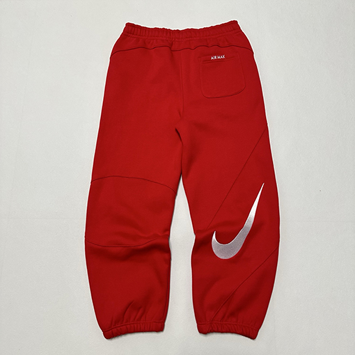 シュプリームコピー X NIKE ジョイントモデルのベルベットと厚の刺繍ロゴカフススポーツスウェットパンツ