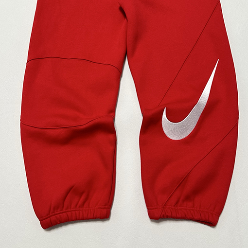 シュプリームコピー X NIKE ジョイントモデルのベルベットと厚の刺繍ロゴカフススポーツスウェットパンツ