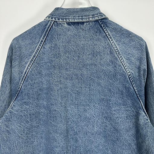 シュプリーム SUPREMEコピー OLD ENGLISH COACHES JACKET パッチワークと刺繍文字のデニムコーチジャケット