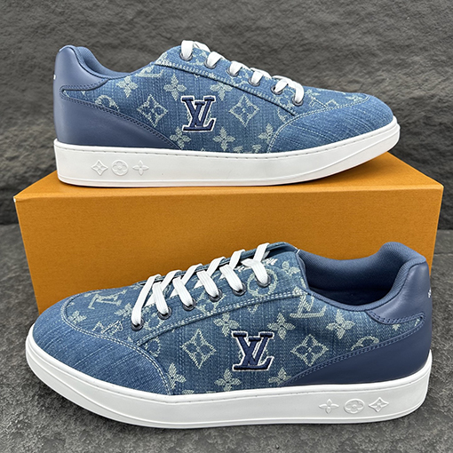 ルイヴィトン LV Resort シリーズパッチワークデニムスニーカー