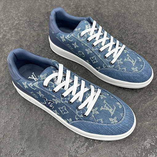 ルイヴィトン LV Resort シリーズパッチワークデニムスニーカー