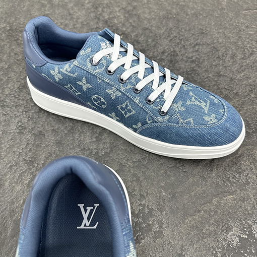 ルイヴィトン LV Resort シリーズパッチワークデニムスニーカー