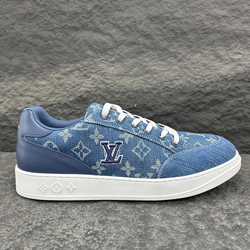ルイヴィトン LV Resort シリーズパッチワークデニムスニーカー