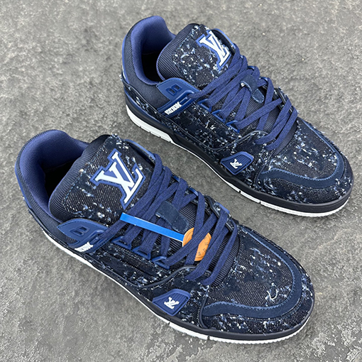 ルイヴィトンスーパーコピー LV Trainer カップルのレトロなバスケットボールシューズ