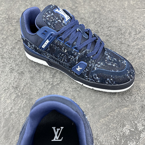 ルイヴィトンスーパーコピー LV Trainer カップルのレトロなバスケットボールシューズ