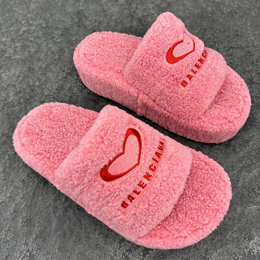 バレンシアガ BALENCIAGA FURRY レディースプラットフォームサンダル