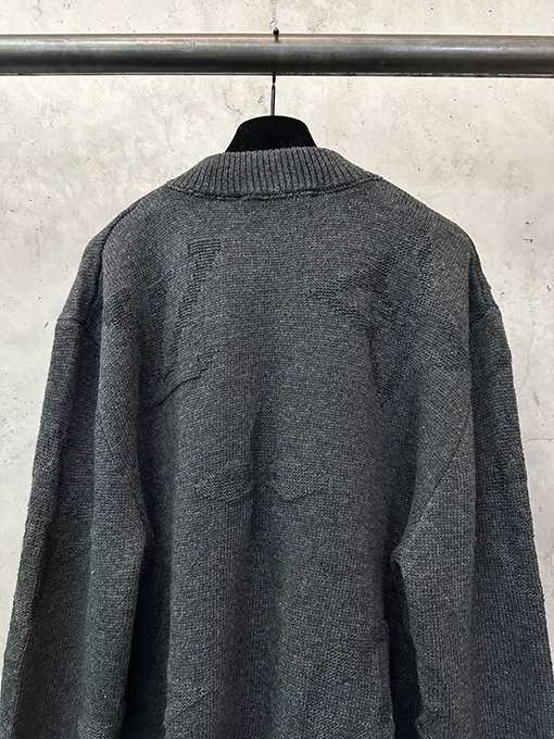 ルイヴィトンコピー LV ジャカードシープウールハーフジッププルオーバーセーター