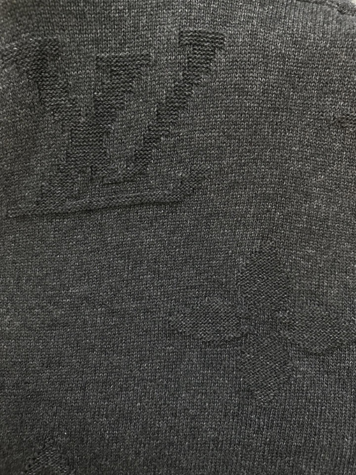 ルイヴィトンコピー LV ジャカードシープウールハーフジッププルオーバーセーター