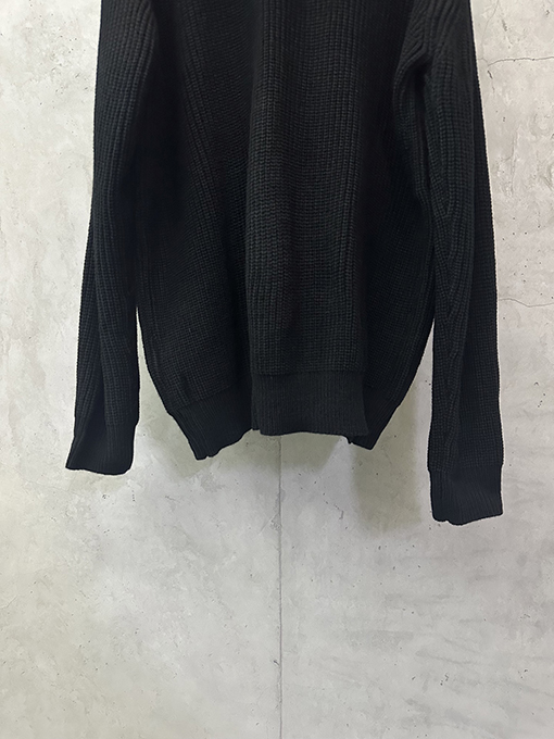 セリーヌ CELINE レザーパッチ刺繍ウールパーカー