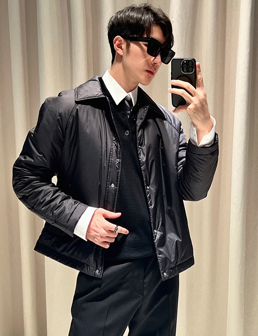 フェンディコピー 新しいラグランパデッドジャケット
