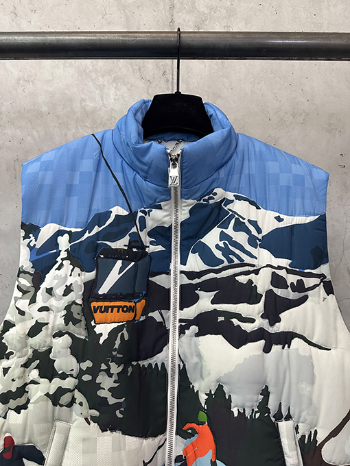 ルイヴィトン 新しいシームベストジャケット